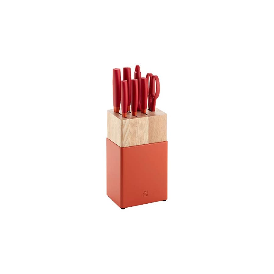 ZWILLING Now S 8-pc Knife Block Set - Grenada Orange