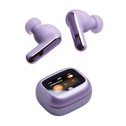 Image of JBL New Live Beam 4 TWS with Smart Charging Case, Hi-Res Audio, True Adaptive Noise Cancelling 2.0, 6-Mic Perfect Calls 2.0, Personi-Fi 3.0, BT 6.0, LE Audio,Auracast, Up to 48H Playtime, IP55, Purple