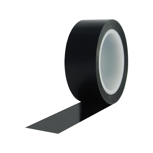 Image of Bertech Black Polyimide Masking Tape, 2 inch inch Wide x 36 Yards Long