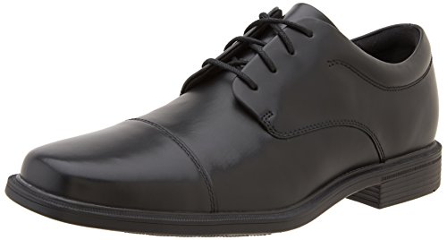 Rockport Men's Ellingwood Cap Toe Oxford-Black-9.5 M