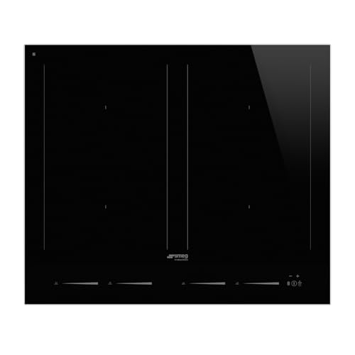 SMEG SIM1644D, Plaque de cuisson à induction LINEA, Black glass