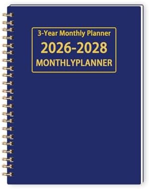 2026-2028 Monthly Planner - 3 Year Monthly Calendar/Planner 2026-2028, 5.9" x 8.5", 36 Month Calendar Planner, Planners with Twin-Wire Binding, Lined Notes Pages