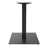 Breite: 55 cm Veggimoebel TBC-311-55-ST, Tischgestell aus Stahl pulverbeschichtet, Tischsäule aus Stahl pulverbeschichtet,