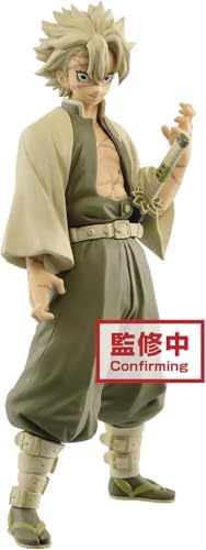 Banpresto Demon Slayer - Kimetsu no Yaiba Figure Vol.15 - Sanemi Shinazugawa, Anime Figurine (17 CM)