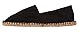 Sommerlatschen Espadrilles, schwarz, vollgummiert, NEU, Unisex, SL1402, Größe 45