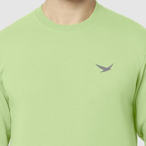 Image of HiFlyers Men's Cotton Blend Casual Crew Neck Sweatshirt