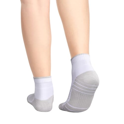 Womens Ankle Socks For Women, Wicking Cushioned Quarter Socks Performance Gym Golf Athletic Running Socks, 5 Pairs3