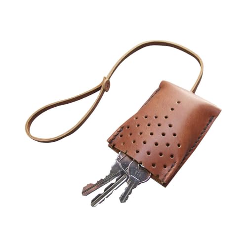 [KAKURA] キーケース 手縫レザーキーケース33ドット アンティークブラウン 本革 レザー 革 メンズ レディースA