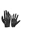 Winter Mountain Bike Gloves Cycling Windproof Full Finger Exercise Gloves Bicycle Non-Slip Touch Screen Sports Gloves Men and Women - Gloves and Cap,L,
