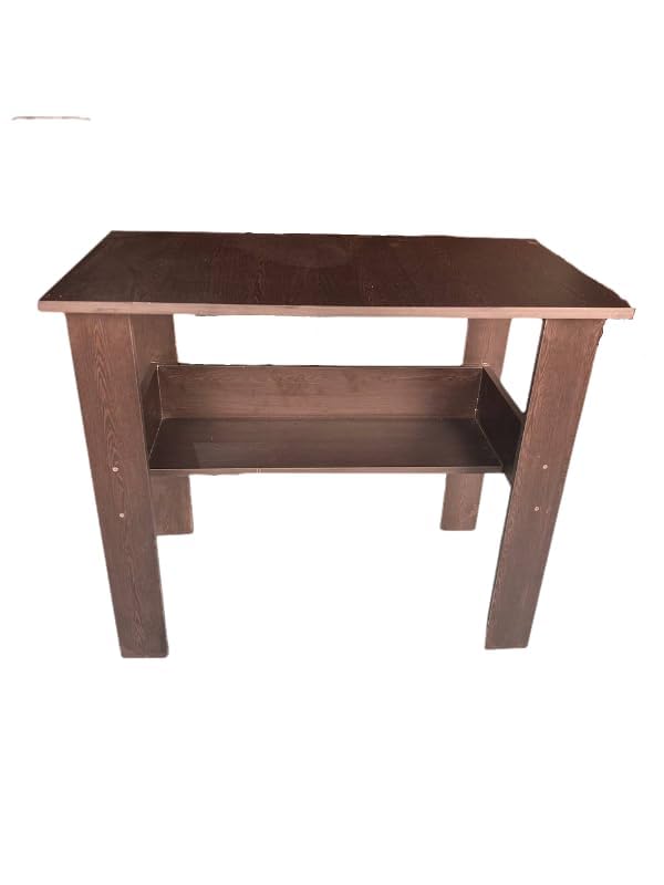 KVS Furniture Engineered Wood Computer Desk with One Tier Shelves ...