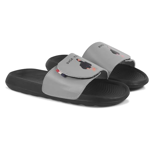 Image of PERY-PAO Sliders for Men | Lightweight EVA Sole & Comfortable Slippers | Flip-Flops & Chappals for Everyday Use