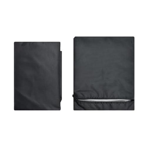 Housse de tondeuse à gazon polyester légère protection extérieure imperméable noire