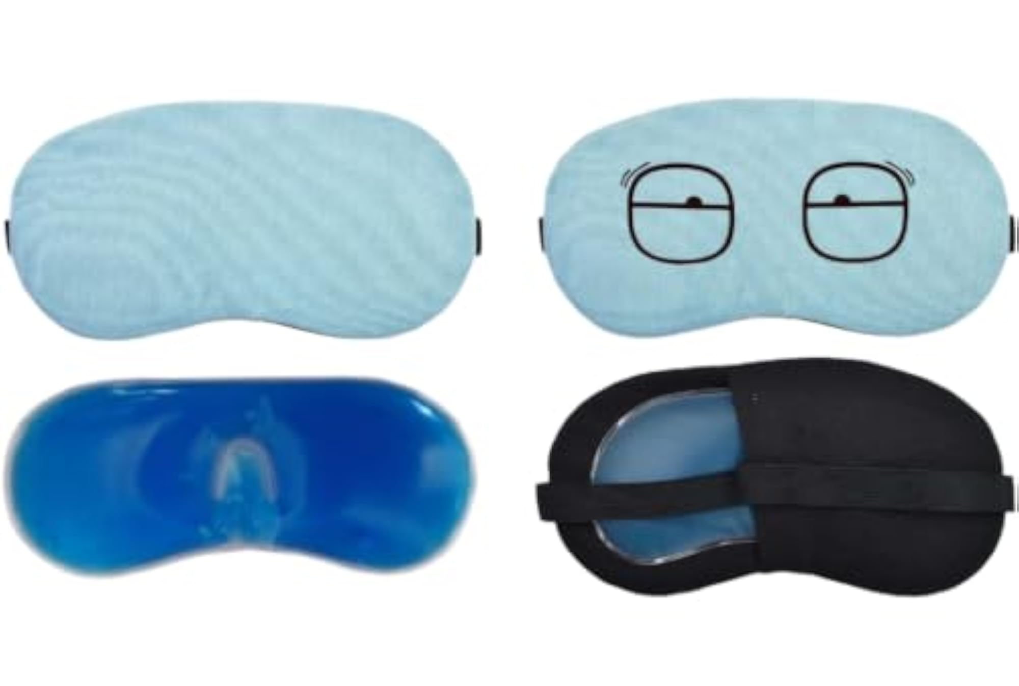 Cooling Gel Eye Mask for Sleeping, Reusable Hot & Cold Therapy