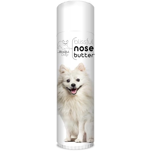 Image of The Blissful Dog American Eskimo Nose Butter for Dry, Cracked Skin, Lick-Safe Dog Nose Balm with Moisturizing Shea Butter, Almond, Olive, and Essential Oils, Pet Supplies, Uncented, 0.50 oz.