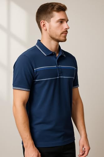 Image of Dollar Pack of 1 Men's Cotton Polo T-Shirt with Classic Collar