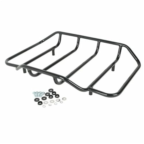 Soporte de Equipaje Superior Harley Road King con Rejilla de Acero Tipo H