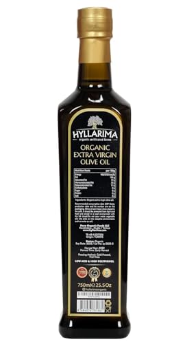 Aceite de oliva extra virgen orgánico Hyllarima 724.8 ml miniatura 2
