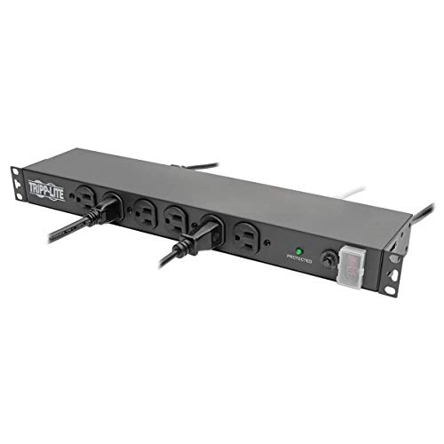Tripp Lite 14 Outlet Network-Grade Rackmount Pdu, 15A Surge Protected Power Strip, 15Ft Cord With 5-15P #TOP3