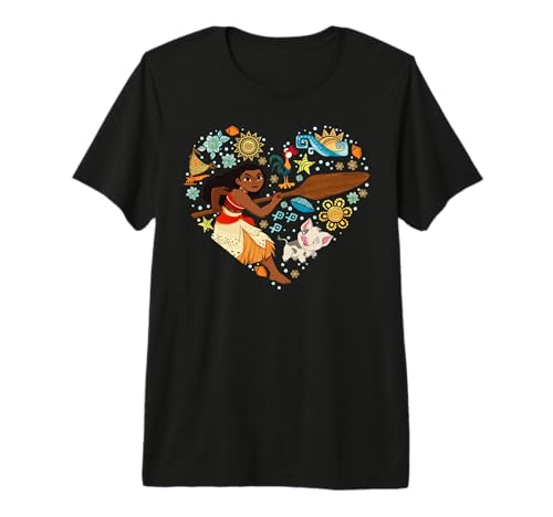 T-shirt Vaiana Disney vêtements confortables anti-irritation en coton doux pour peaux sensibles