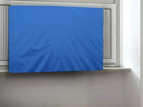 Image of Stylista window ac cover suitable for O-General 1.5 Ton AXGB18CHAA-B, Royal Blue Color Elastic fit Cover for front and rear Of Window Ac