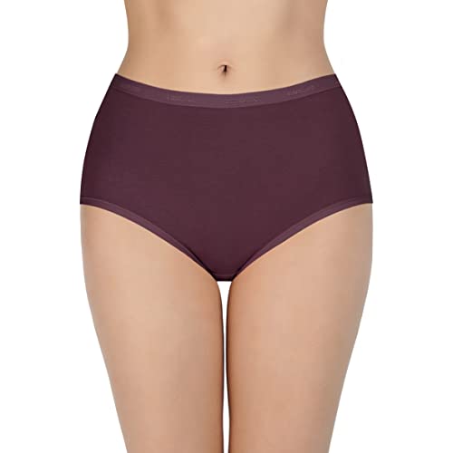 Image of Amante Solid Cotton Full Brief Panty Pack(Pack of 3)