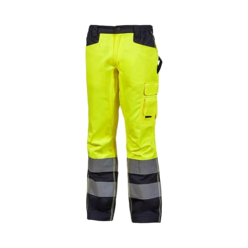 Pantalon haute visibilité U-Power Radiant HL157YF jaune fluo taille M pour homme
