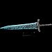 Arazi Dark Moon Greatsword,Full Metal Model, Game Collectible,11.8in/30cm