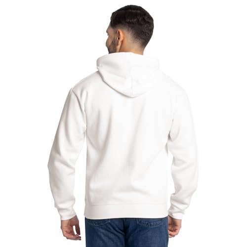 Image of Fruit of the Loom Men's Eversoft Fleece Pullover Hooded Sweatshirt, Moisture Wicking & Breathable