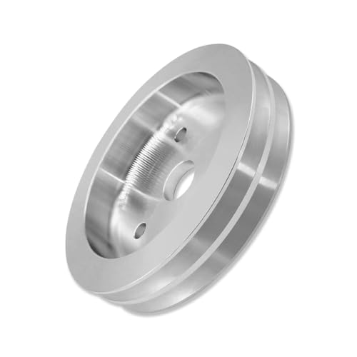 IMOOA Short Water Pump Crankshaft Pulley Double Groove SWP For Chevy BBC 396 427 454 1965-1968 Polished Aluminum by IMOOA - Image 3