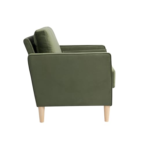 Sillón Brazo Terciopelo Verde miniatura 3