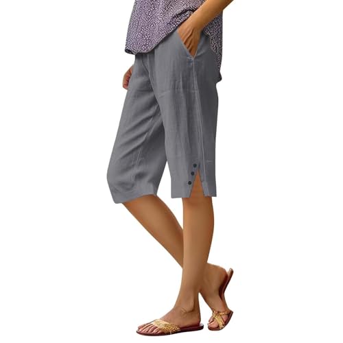 Image of Linen Trousers Women, Shorts with Skirt Overlay, Leopard Print Wide Leg Trousers, White Chino Shorts, White Jeggings, Maternity Joggers, co ords Sets for Women UK, Cargo Skirt, Cherry Berry Clothing