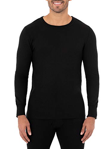 Fruit of the Loom Men's Classic Midweight Waffle Thermal Underwear Crew Top