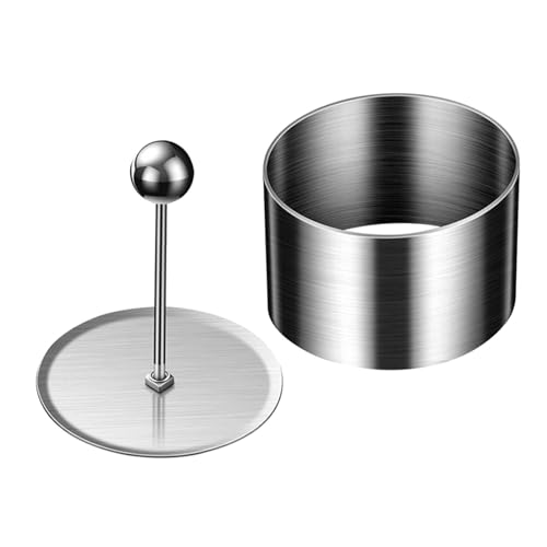 Mini anillo para hornear pudín y pan con prensa desmoldadora manual 2