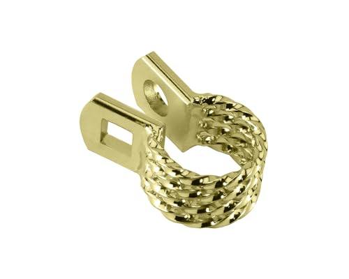 Lowrider Bike Twisted Seatpost Clamp W/Bolt Outer Diameter 22.2mm 595 Gold.