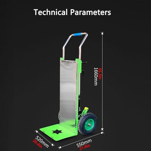 Carretilla eléctrica para subir escaleras 200Kg miniatura 2