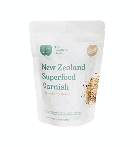 The Brothers Green New Zealand Hemp Heart Garnish | Omega 3 & 6 | Gluten-free | Anti Inflammatory | 200g – 7 oz |