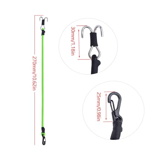 Tachiuwa Correia de guincho de esteira RC, corda de esteira RC, gancho de reboque, acessórios RC par