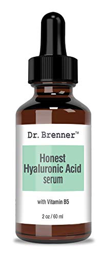 2 oz. Hyaluronic Acid Serum For Skin, Made with 100% Pure Hyaluronic Acid, Plumping, Anti-Aging, Hydrating, Moisturizing HA Serum With Vitamin B5 by Dr. Brenner (Best Anti Wrinkle Serum Uk 2019)