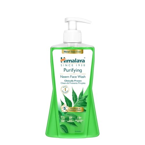 Himalaya Purifying Neem Face Wash | With 5 Parts of Neem & Turmer...