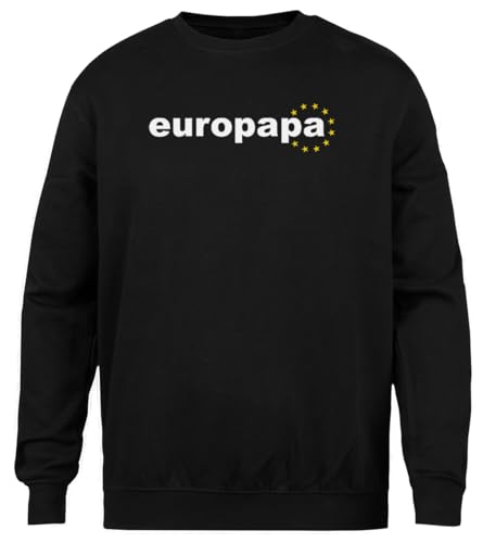 MAGITONE Europapa Joost Klein Pull Noir Unisexe Ras du Cou sans Sexe