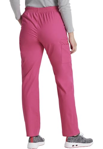 Image of Dickies EDS Signature Scrubs for Women, Elastic Waist Pull-On Cargo Pants for Women in Soft Brushed Poplin - 86106