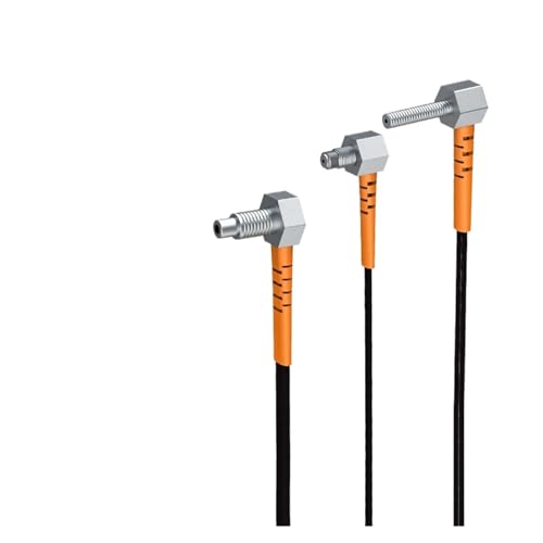 Capteur à fibre optique M6 réflexion diffuse de 2 mètres pour détection industrielle de précision