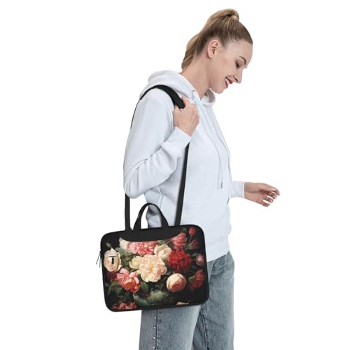 Bolso portátil KHiry para laptop unisex con diseño floral miniatura 7