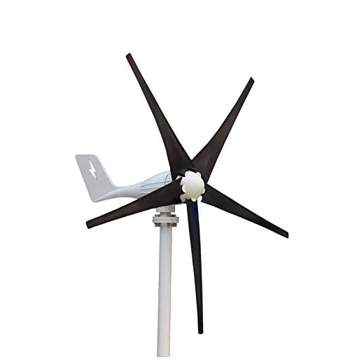 SISHUINIANHUA 8000W 12V 24V Vindturbingenerator med 5 blad Horisontell Väderkvarn Energi Vindturbingenerator Laddning för hem camping,12v