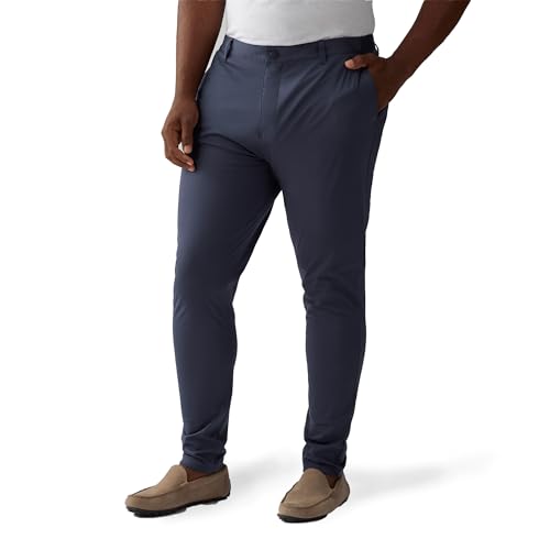 Rhone Commuter Skinny Men's Pants, Ultra Slim-Fit Mens Dress Pants, All-Day Comfort, Stretch Fabric, Work Pants for Men, Slim-Straight Leg Mens Slacks, Wrinkle Resistant Iron W30-33L