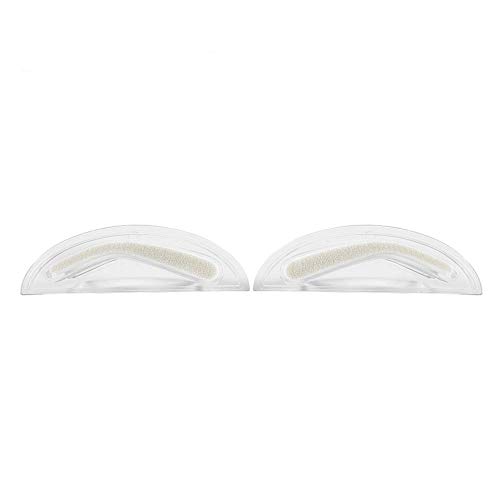 Zerone 1 Pair Eyebrow Stamp Sponge Brow Shape Makeup Tool Kit 3 Types (Arched Eyebrows)