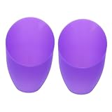 PRETYZOOM 2pcs Inclined Horseshoe Floor Lamp Shades Plastic Replacement Light Covers for Home Decor Central Comfortable Lighting for Room