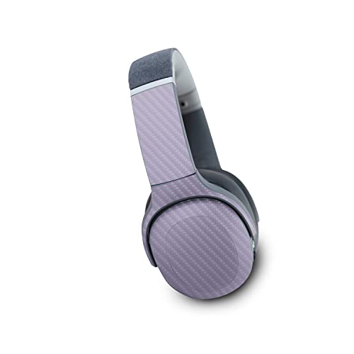 Image of MightySkins Carbon Fiber Skin Compatible with Skullcandy Crusher Evo Wireless - Solid Lavender | Protective, Durable Textured Carbon Fiber Finish | Easy to Apply | Made in The USA