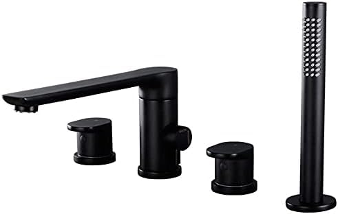 Mitigeur Bain-douche Noir Évite les Éclaboussures avec son Bec Orientable 180°