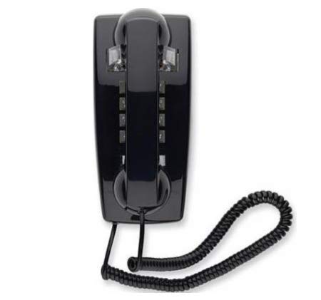 Industrial Wall Phone with Dialpad & Wallplate - Black by HQTelecom